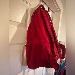 Red Vera Bradly Laptop Back Pack for sale
